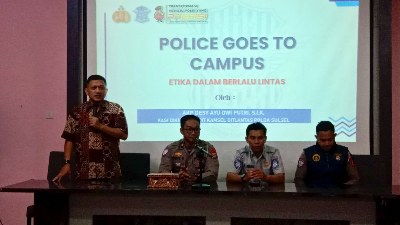 POLICE GOES TO CAMPUS: EDUKASI ETIKA BERLALU LINTAS UNTUK MAHASISWA