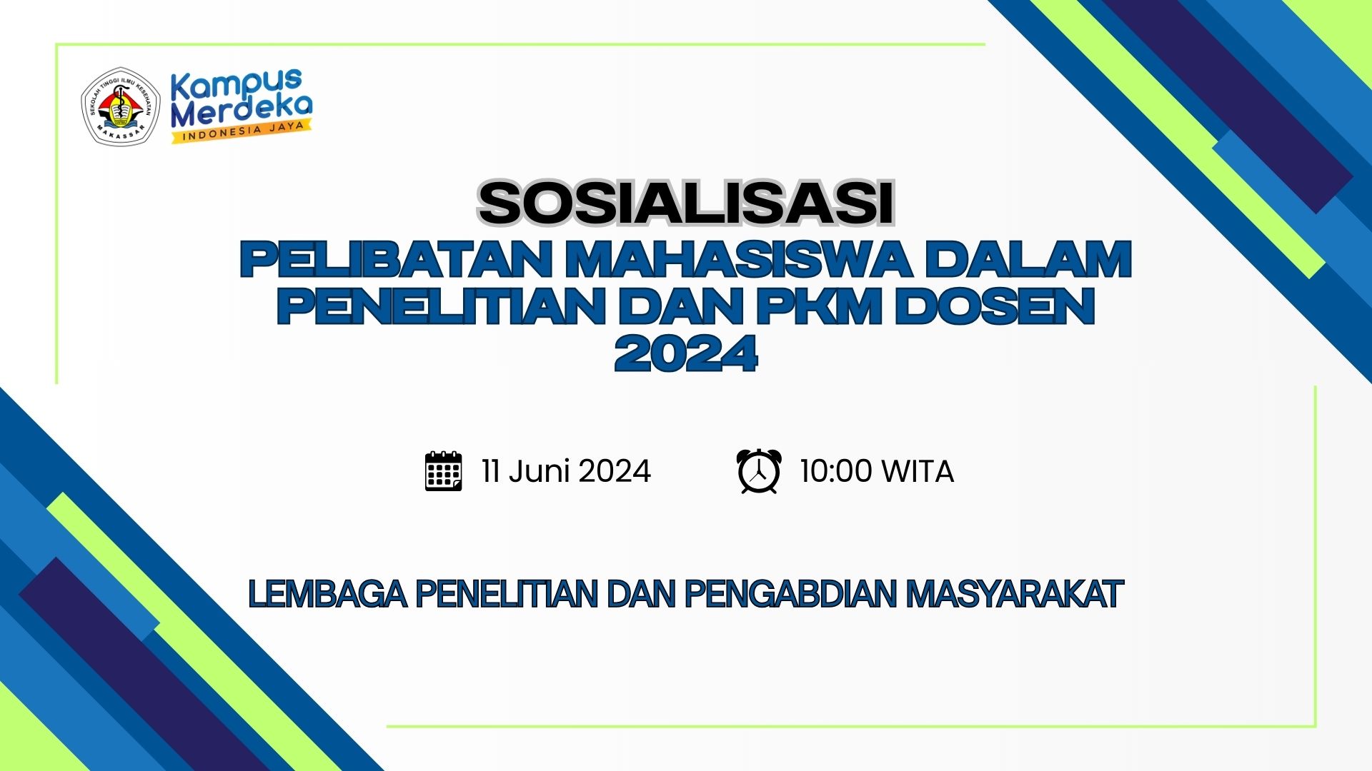 SOSIALISASI PELIBATAN MAHASISWA DALAM PENELITIAN DAN PKM DOSEN